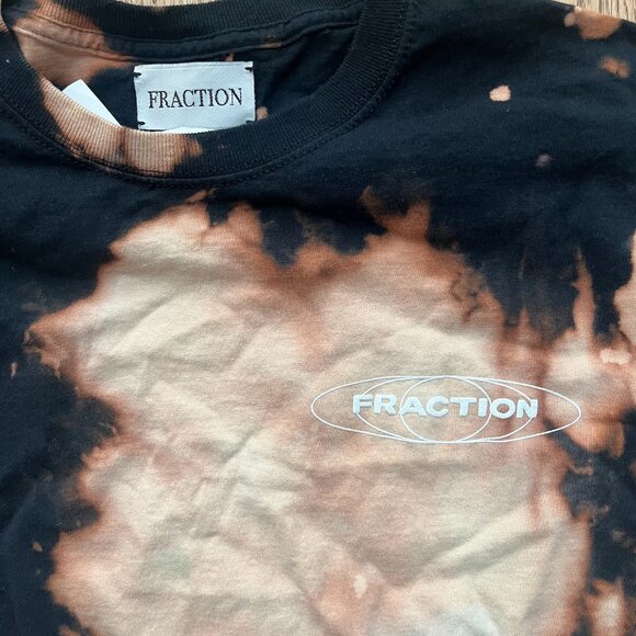 Fraction - Love me Till the Pain Fades Away Tie Dye Long Sleeve Tee- M - Picture 2 of 4